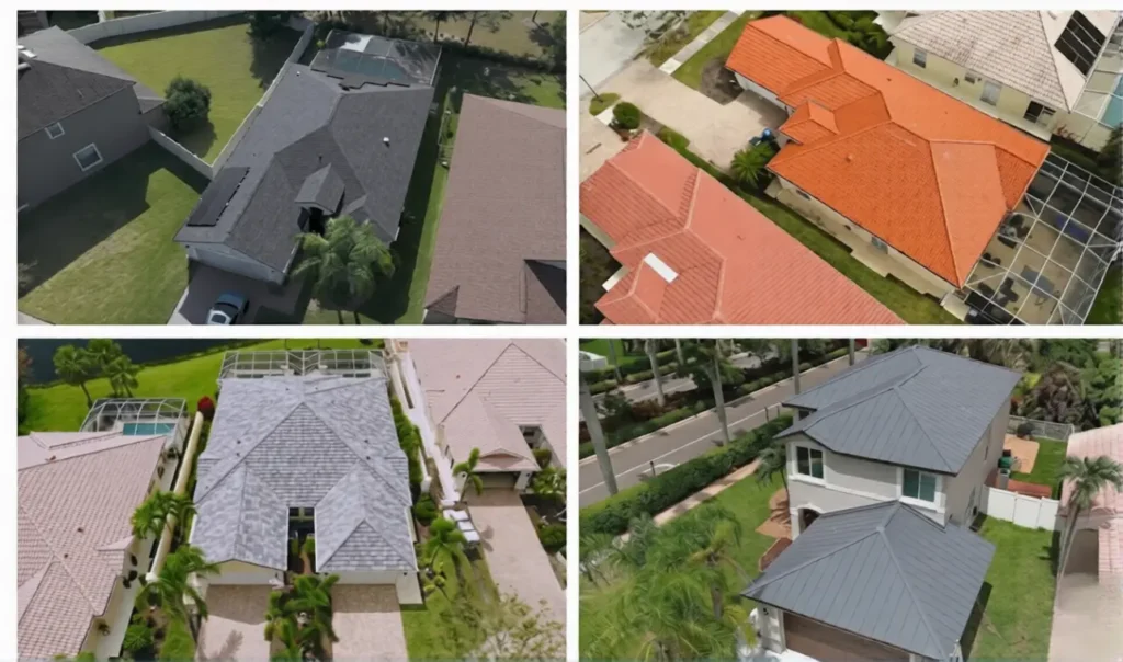 Roof lifespan comparison shingles vs metal vs tile Gainesville FL roofing durability