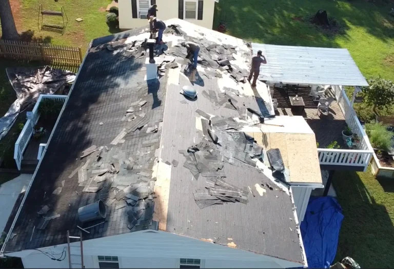 Our team strips away old materials to check the wood underneath. We build your new top layer on a solid, safe base.